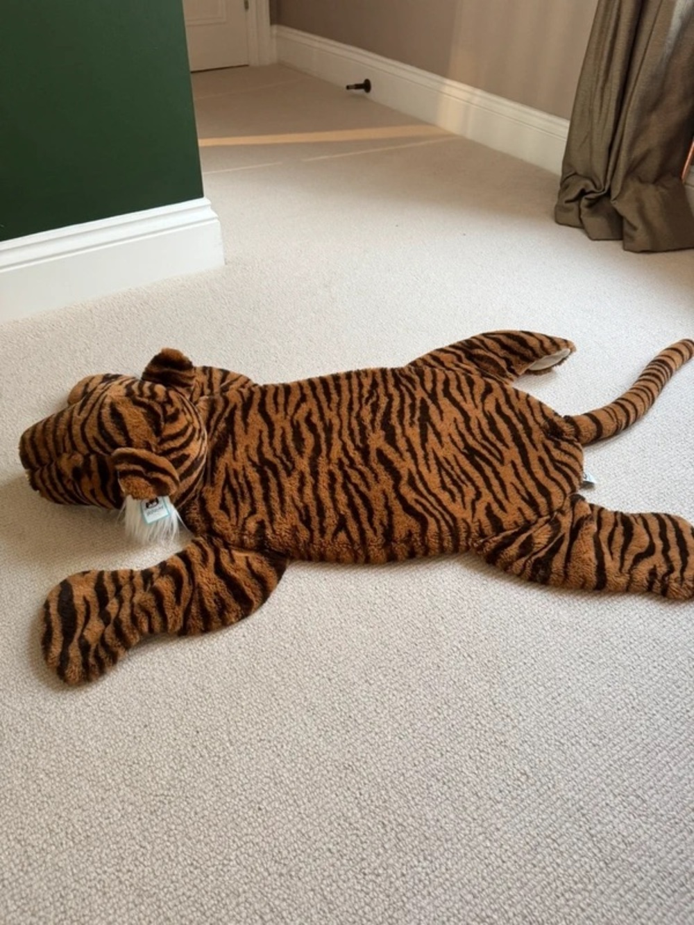 RETIRED RARE JELLYCAT TIA TIGER PLAYMAT TAGS ATTACHED BABY STUFFED ANIMAL